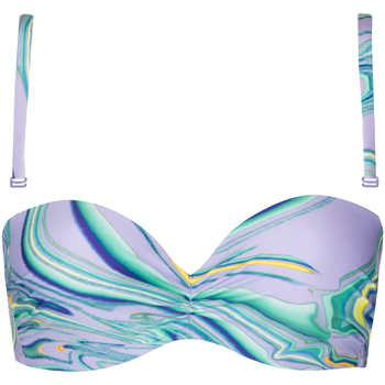 Kleidung Damen Bikini Ober- und Unterteile Lisca Badeanzug-Oberteil Bandeau Balconnet Queensland Violett