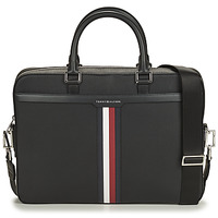 Taschen Herren Dokumententasche / Aktentasche Tommy Hilfiger TH COATED CANVAS COMPUTER BAG Schwarz