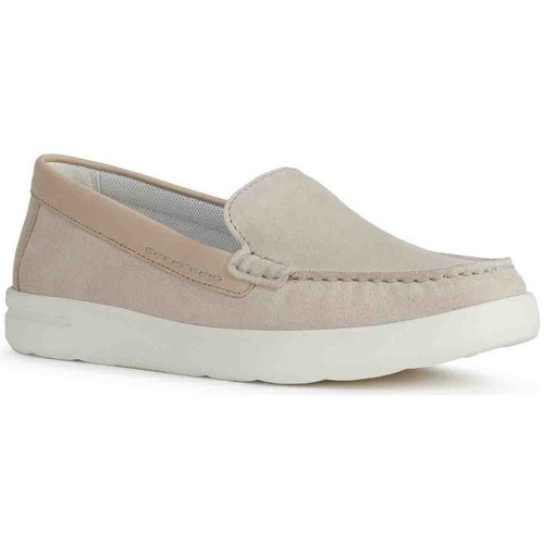 Schuhe Damen Slipper Geox D25SUB C8182 Beige