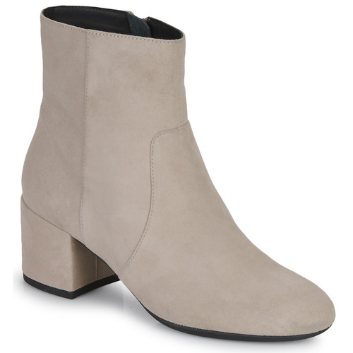 Schuhe Damen Low Boots Geox D ELEANA Beige