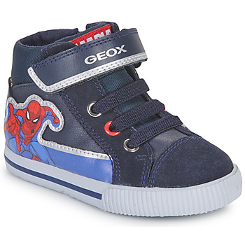 Schuhe Jungen Sneaker High Geox B KILWI BOY D Marine / Rot