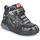 Schuhe Jungen Sneaker High Geox J GRAYJAY BOY B Schwarz / Grau