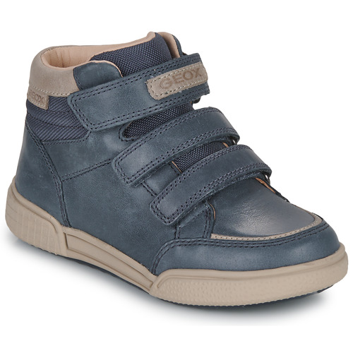 Schuhe Jungen Sneaker High Geox J POSEIDO BOY B Blau