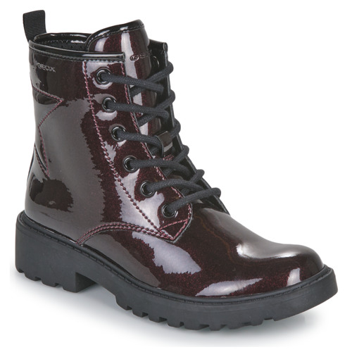 Schuhe Mädchen Boots Geox J CASEY GIRL G Bordeaux