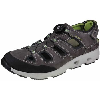 Schuhe Herren Wanderschuhe Josef Seibel Offene asphalt-kombi (-schwarz) 376-08-TE21-781 Noah 08 Grau