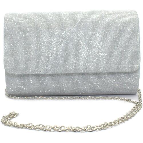 Taschen Damen Geldtasche / Handtasche Melluso MEL-CCC-M10928-AR Silbern