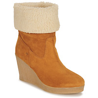 Schuhe Damen Low Boots Dream in Green ANELINE Camel