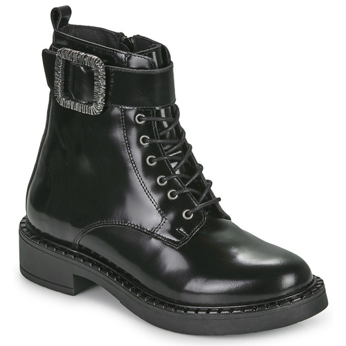 Schuhe Damen Boots Regard ULYSSE Schwarz