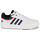 Schuhe Herren Sneaker Low Adidas Sportswear HOOPS 3.0 Weiss / Marine / Rot