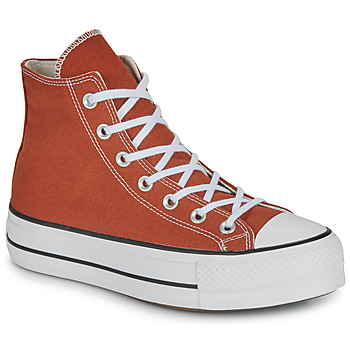 Schuhe Damen Sneaker High Converse CHUCK TAYLOR ALL STAR LIFT PLATFORM SEASONAL COLOR Rot