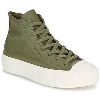 Schuhe Damen Sneaker High Converse CHUCK TAYLOR ALL STAR LIFT Kaki