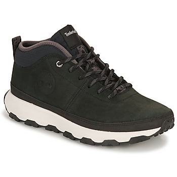 Schuhe Herren Sneaker Low Timberland WINSOR TRAIL MID LEATHER Schwarz