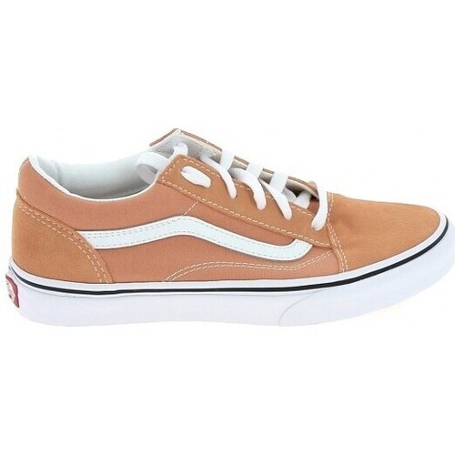 Schuhe Mädchen Sneaker Vans Old Skool Jr Orange Orange