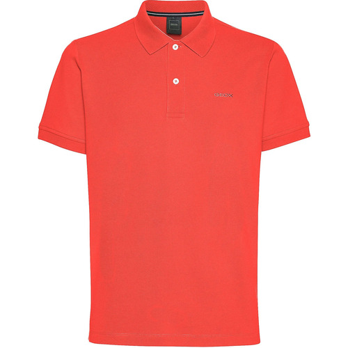 Kleidung Herren Polohemden Geox POLOSHIRT GEOX M3510B Rot