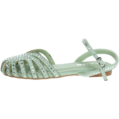 Schuhe Mädchen Sandalen / Sandaletten Asso AG-14570 Grün