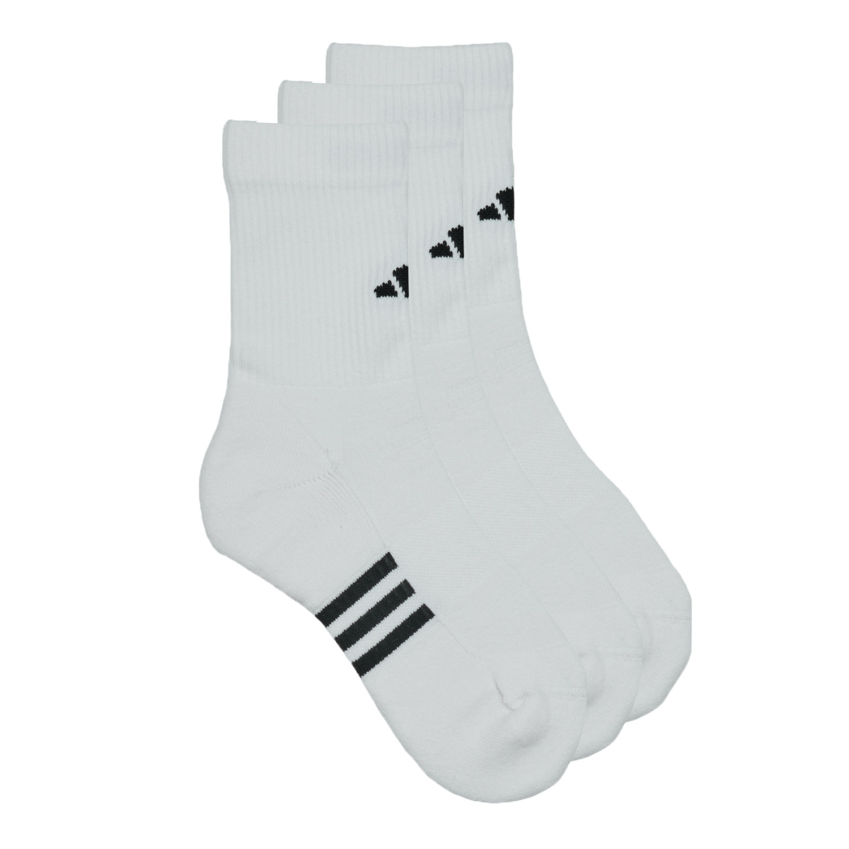 Accessoires Sportstrümpfe adidas Performance PRF CUSH CREW3P Weiss