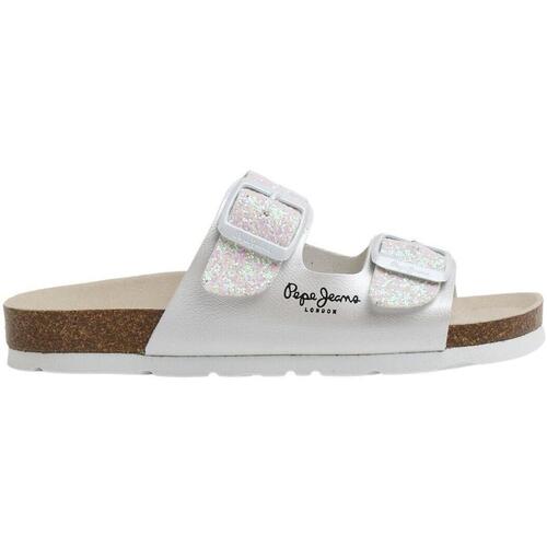 Schuhe Mädchen Sandalen / Sandaletten Pepe jeans  Weiss