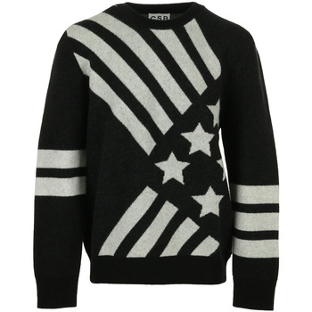 Kleidung Herren Pullover Csb London Stars And Stripes Schwarz