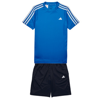 Kleidung Jungen Jogginganzüge adidas Performance TR-ES 3S TSET Blau / Schwarz / Weiss