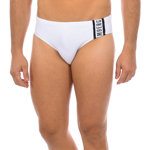 Kleidung Herren Badeanzug /Badeshorts Bikkembergs BKK2MSP03-WHITEGREEN Multicolor