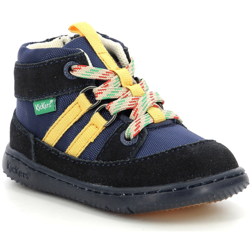 Schuhe Kinder Boots Kickers Kickbubblo Blau