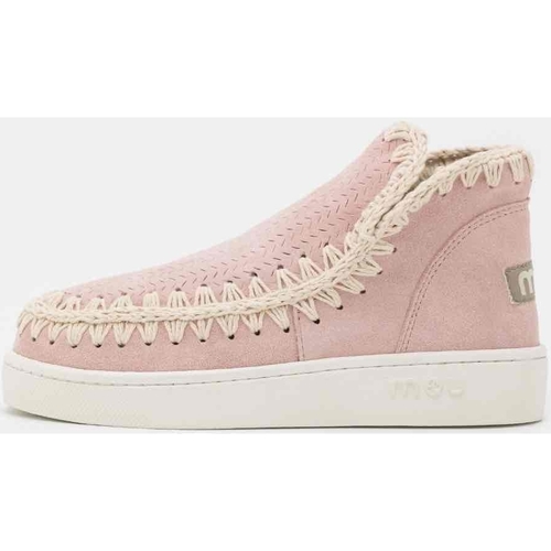 Schuhe Damen Sneaker Mou  Rosa