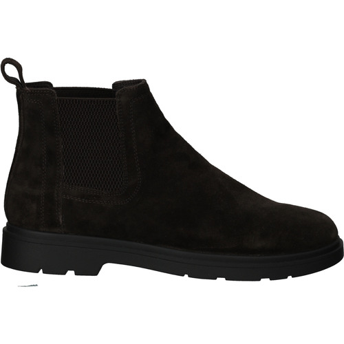 Schuhe Herren Boots Geox Stiefelette Braun