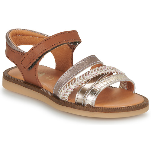 Schuhe Mädchen Sandalen / Sandaletten GBB GIGI Braun