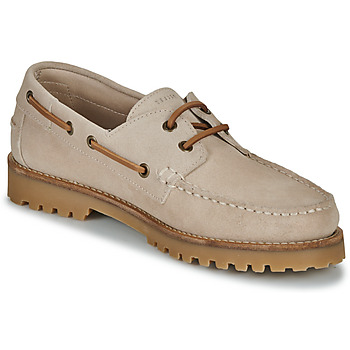 Schuhe Herren Bootsschuhe Pellet OLIVIO Beige