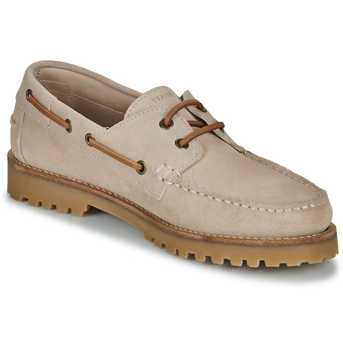 Schuhe Herren Bootsschuhe Pellet OLIVIO Beige