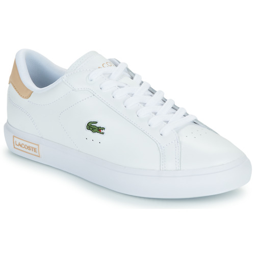 Schuhe Damen Sneaker Low Lacoste POWERCOURT Weiss