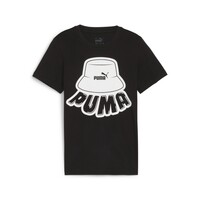 Kleidung Jungen T-Shirts Puma ESS+ MID 90S GRAPHIC TEE B Schwarz