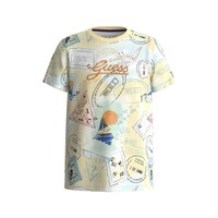 Kleidung Jungen T-Shirts Guess SS T SHIRT Multicolor