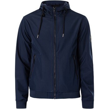 Kleidung Herren Trainingsjacken Jack & Jones Einfache Softshelljacke Blau