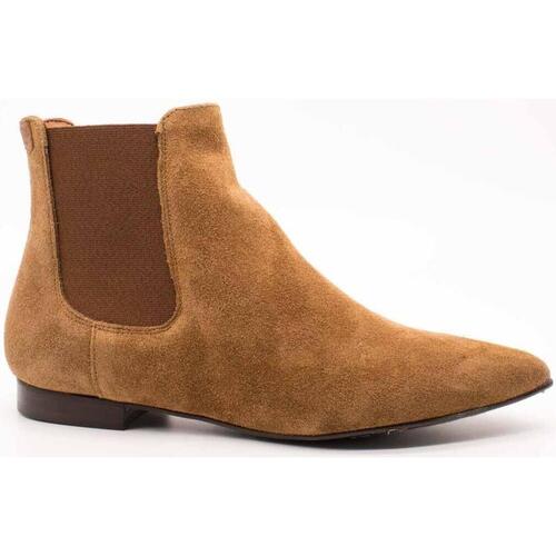 Schuhe Damen Low Boots Popa  Braun