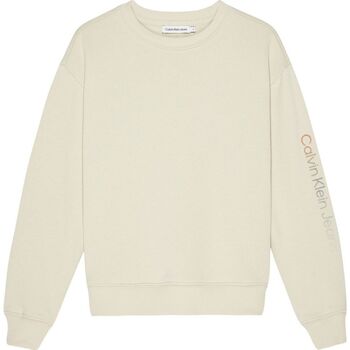 Kleidung Kinder Sweatshirts Calvin Klein Jeans IU0IU00434 INSTITUTIONAL-ACI CLASSIC BEIGE Beige