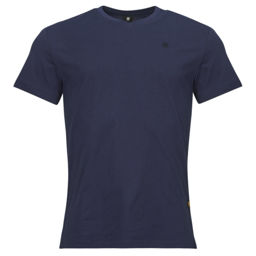 Kleidung Herren T-Shirts G-Star Raw base-s v t s\s Blau