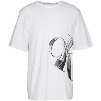 Kleidung Herren T-Shirts Calvin Klein Jeans  Weiss