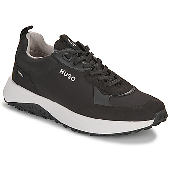 Schuhe Herren Sneaker Low HUGO Kane_Runn_mfny_N Schwarz