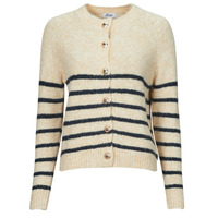 Kleidung Damen Strickjacken Betty London FLEUR Beige / Marine