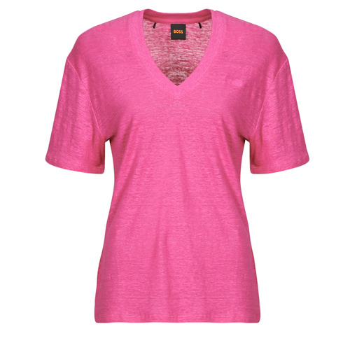 Kleidung Damen T-Shirts BOSS C_Ela Rosa