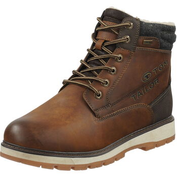 Schuhe Herren Stiefel Tom Tailor Stiefel Braun