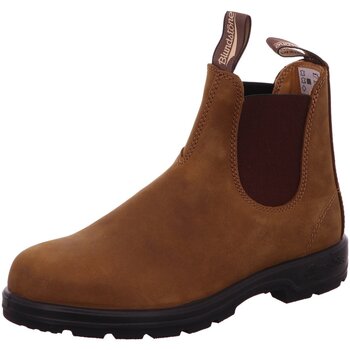 Schuhe Herren Stiefel Blundstone crazy horse 562-camel Braun