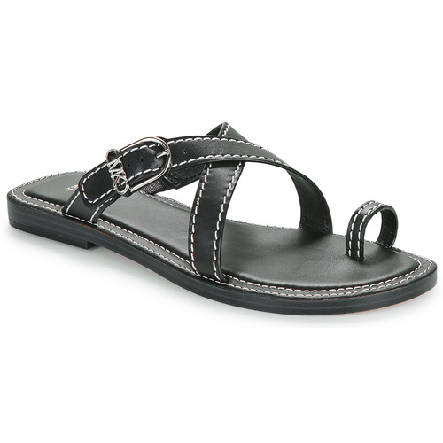 Schuhe Damen Sandalen / Sandaletten MICHAEL Michael Kors ASHTON FLAT THONG Schwarz