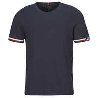 Kleidung Herren T-Shirts Tommy Hilfiger MONOTYPE BOLD GS TIPPING TEE Marine