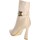 Schuhe Damen Boots Laura Biagiotti 8328 Beige