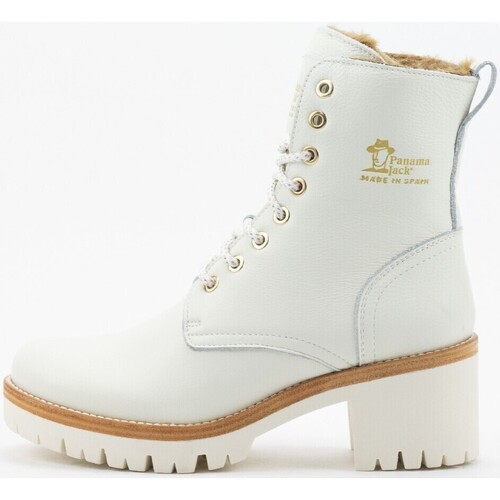 Schuhe Damen Low Boots Panama Jack 29630 BLANCO