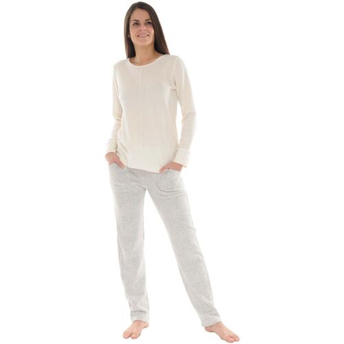 Kleidung Damen Pyjamas/ Nachthemden Pilus ADA Beige