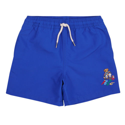 Kleidung Jungen Badeanzug /Badeshorts Polo Ralph Lauren TRAVELER SHO-SWIMWEAR-TRUNK Blau