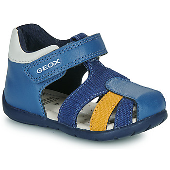 Schuhe Jungen Sandalen / Sandaletten Geox B ELTHAN BOY Blau / Gelb